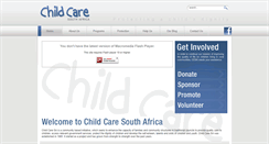 Desktop Screenshot of childcaresa.org.za
